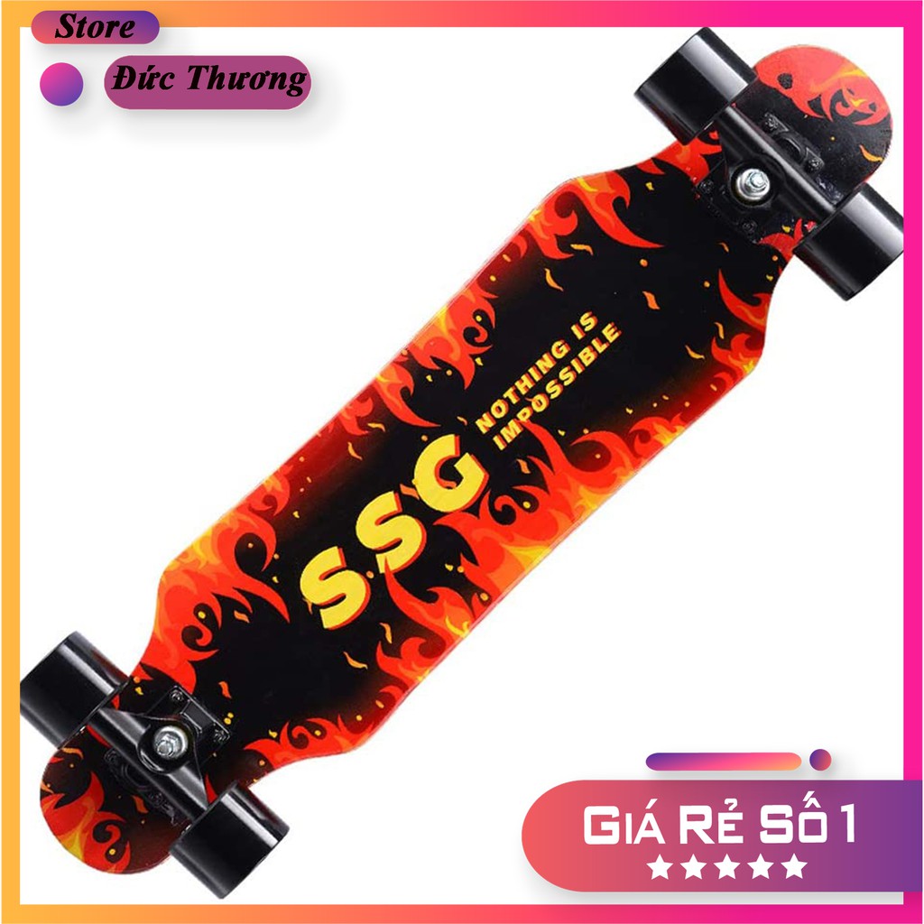 Ván trượt 8 lớp Sàn mini hoàn chỉnh Bảng trượt ván gỗ Maple Gỗ dài cho thanh thiếu niên Người lớn Người và trẻ em mới BĐ