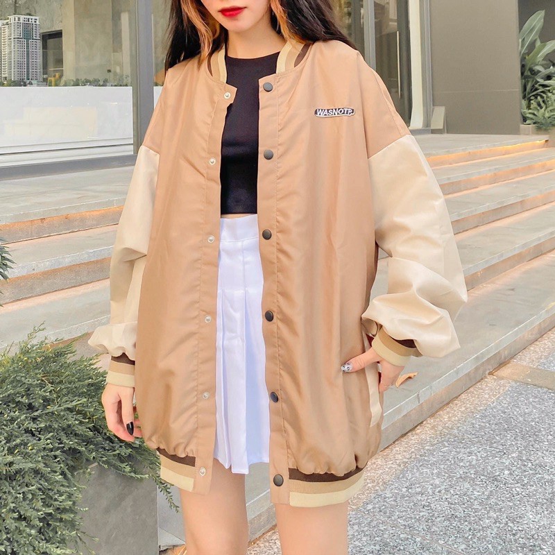 [WASKT304 giảm 15% tối đa 30K đơn 99K] Áo khoác nữ form rộng tay dài BOMBER WAS ulzzang (ẢNH THẬT) | WebRaoVat - webraovat.net.vn