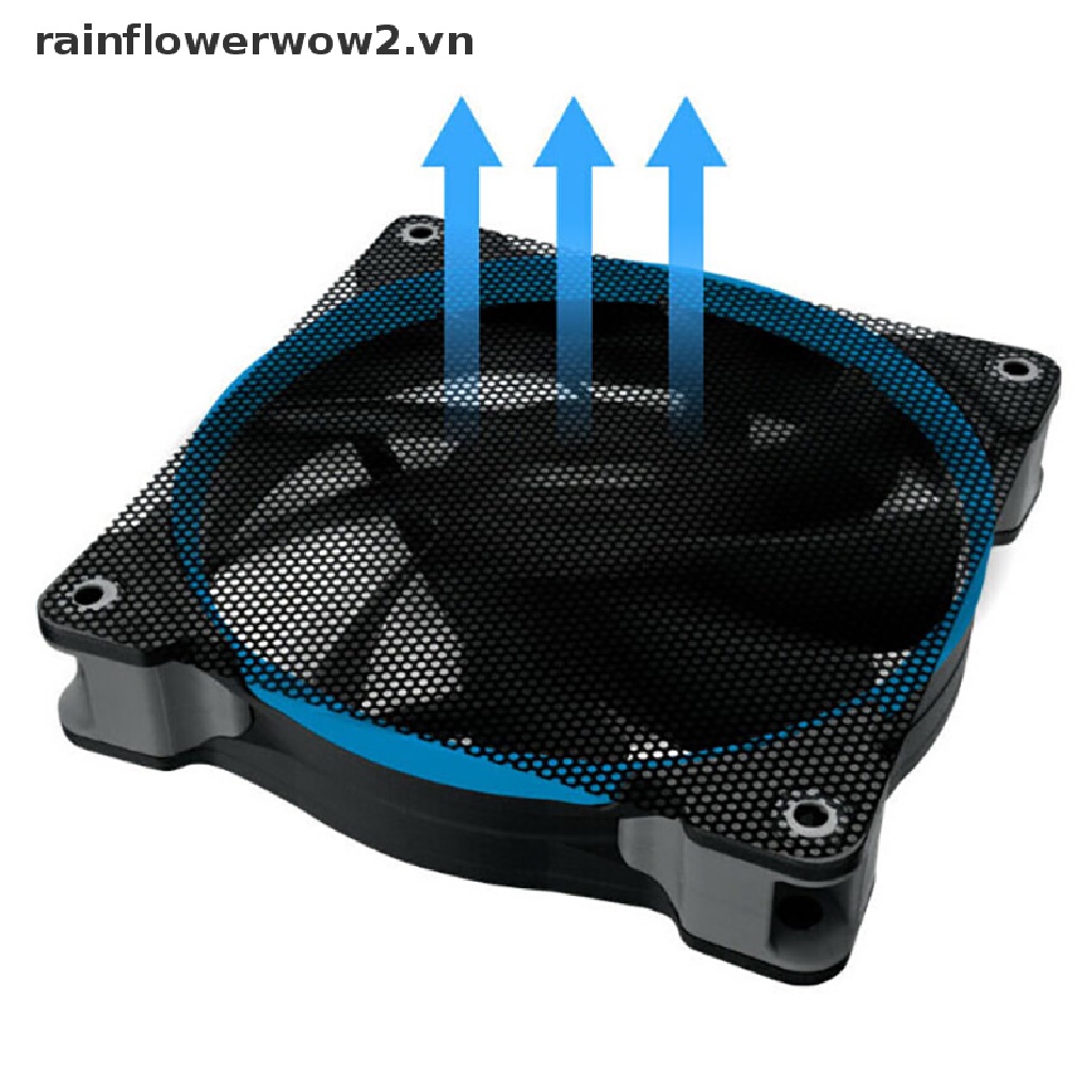 Bộ 5 Lưới Lọc Bằng PVC Chống Bụi Cho Quạt Máy Tính 14cm