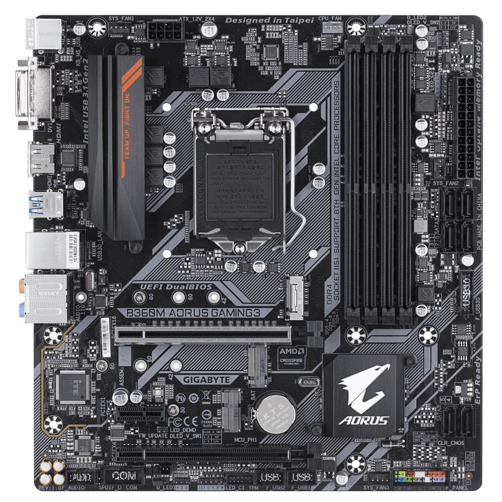 Mainboard Gigabyte B365M Aorus Elite NEW - Bảo hành 36 tháng.