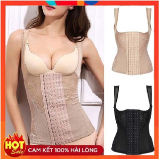 Áo Gen Định Hình Xuất Nhật Akira - ♥ Nịt Bụng Nâng Ngực ♥ - Cao Cấp Thoáng Mát - 100% Ren Cotton Loại 1