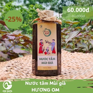 Nước tắm mùi già dao đỏ thư giãn hương om 300ml