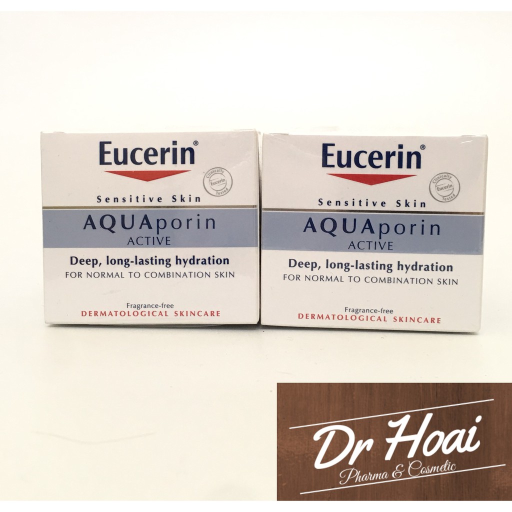 [CHÍNH HÃNG] Kem Dưỡng Ẩm EUCERIN Aqua Porin Active for Normal to Combination Skin Cho Da Thường, Da Hỗn Hợp 50ml