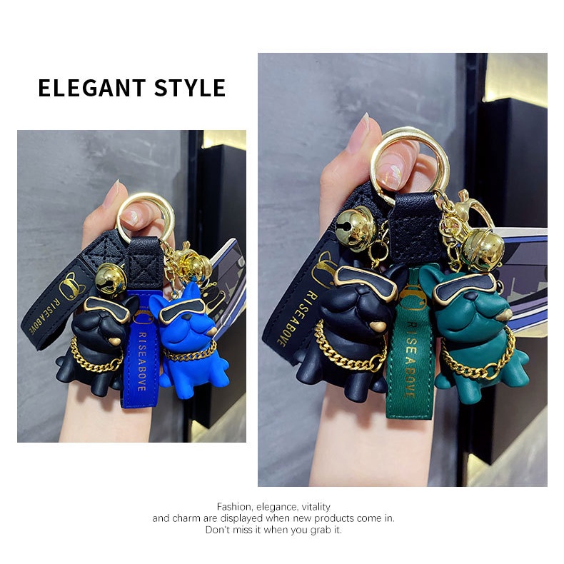 Móc khóa Chó Pit Bull đại ca giàu sang