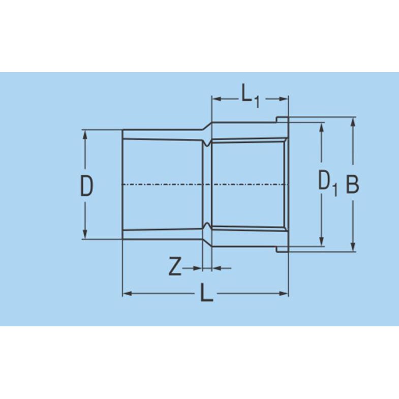 Nối ren trong D27 nhựa PVC dùng trong hệ thống tưới tự động