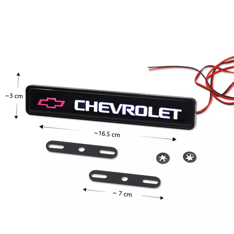 1 Đèn LED Trang Trí Lưới Tản Nhiệt Trước Cho Xe Hơi Chevrolet Cruze Colorado trailblazer camaro spark sail trax suburban malibu corvette tahoe Optra