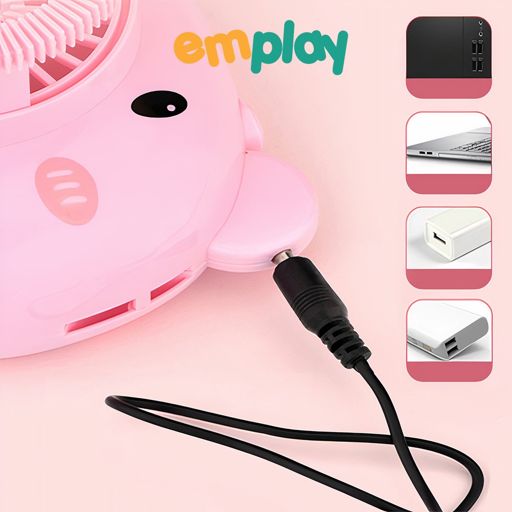 Máy ảnh thổi bong bóng Emplay cao cấp 2 trong 1 kèm sạc USB