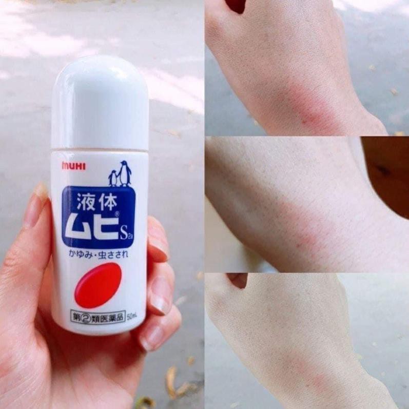 Lăn Muỗi Muhi Nhật Bản 50ml [HangNhat]