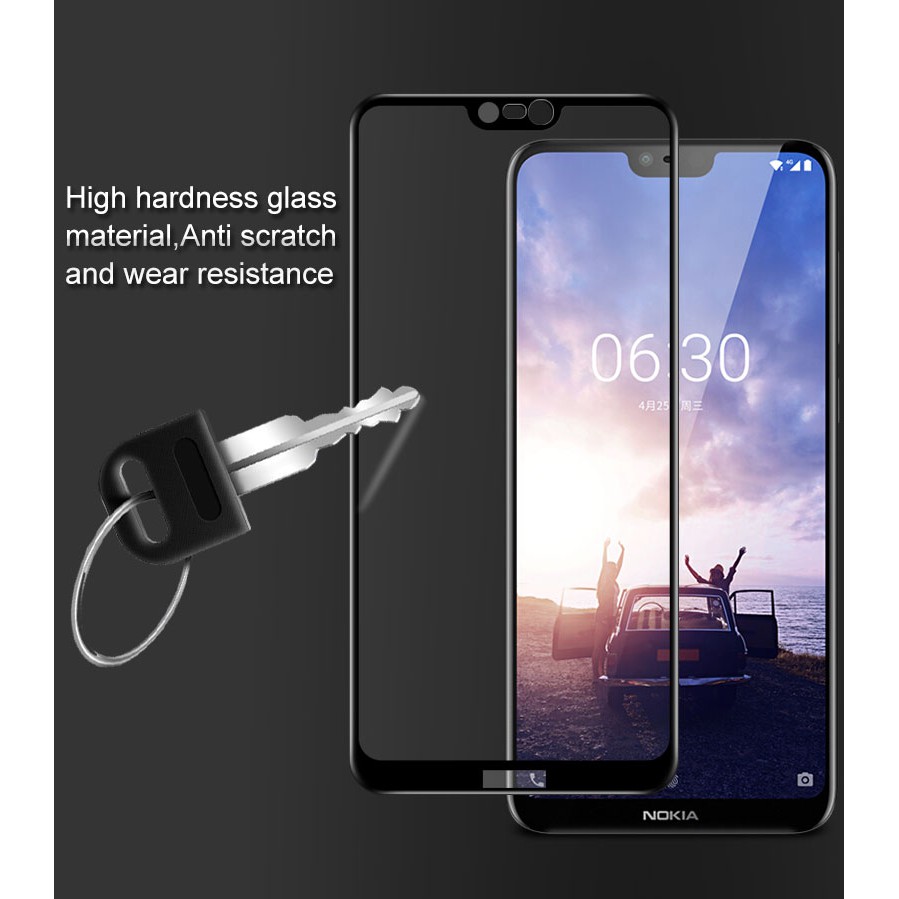 [FULL KEO] Kính cường lực Nokia 6.1 Plus X6 FULL Màn