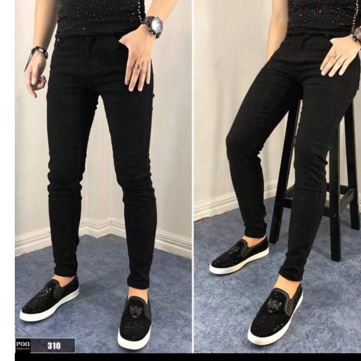 Quần jean nam trơn túm ông phong cách ms155 | BigBuy360 - bigbuy360.vn