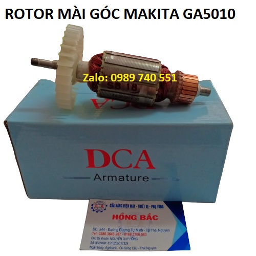 Rotor máy mài góc GA5010 dây quấn đồng