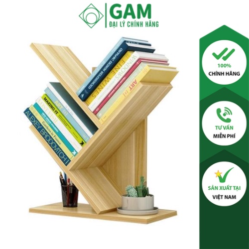 Kệ sách để bàn, kệ sách mini phù hợp với bàn học, bàn làm việc thương hiệu IGA- GP113