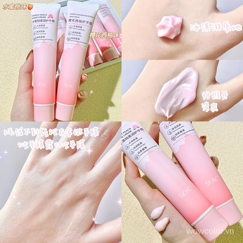[Hàng mới về] Kem dưỡng da tay chiết xuất từ thực vật hoa anh đào và bưởi dưỡng ẩm chống khô da 90g