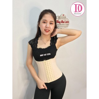 Gen đai Latex 25 xương lỗ thông hơi định hình chống cuộn chống gập| Đai nịt bụng cao su non nhập khẩu chính hãng Hy Lạp