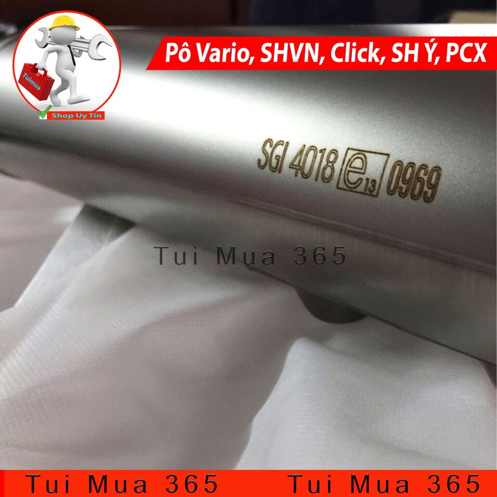 Pô 4Road Hàng Chuẩn Copy Full Cổ Pát cho Vario, Click, SHVN, SH Ý, PCX