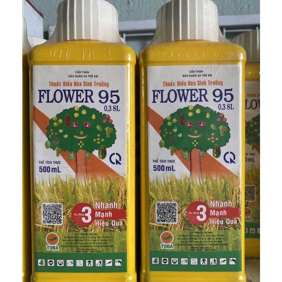 Thuốc điều hòa sinh trưởng cây trồng Flower F95 - Chai 500ml