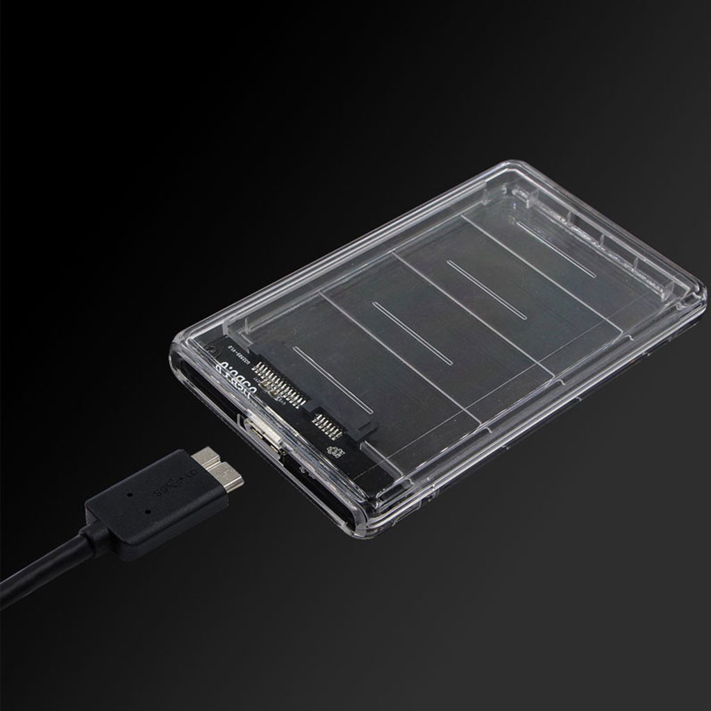 Hộp đựng ổ cứng di động SATA HDD trong suốt 2.5 " USB 3.0 | BigBuy360 - bigbuy360.vn
