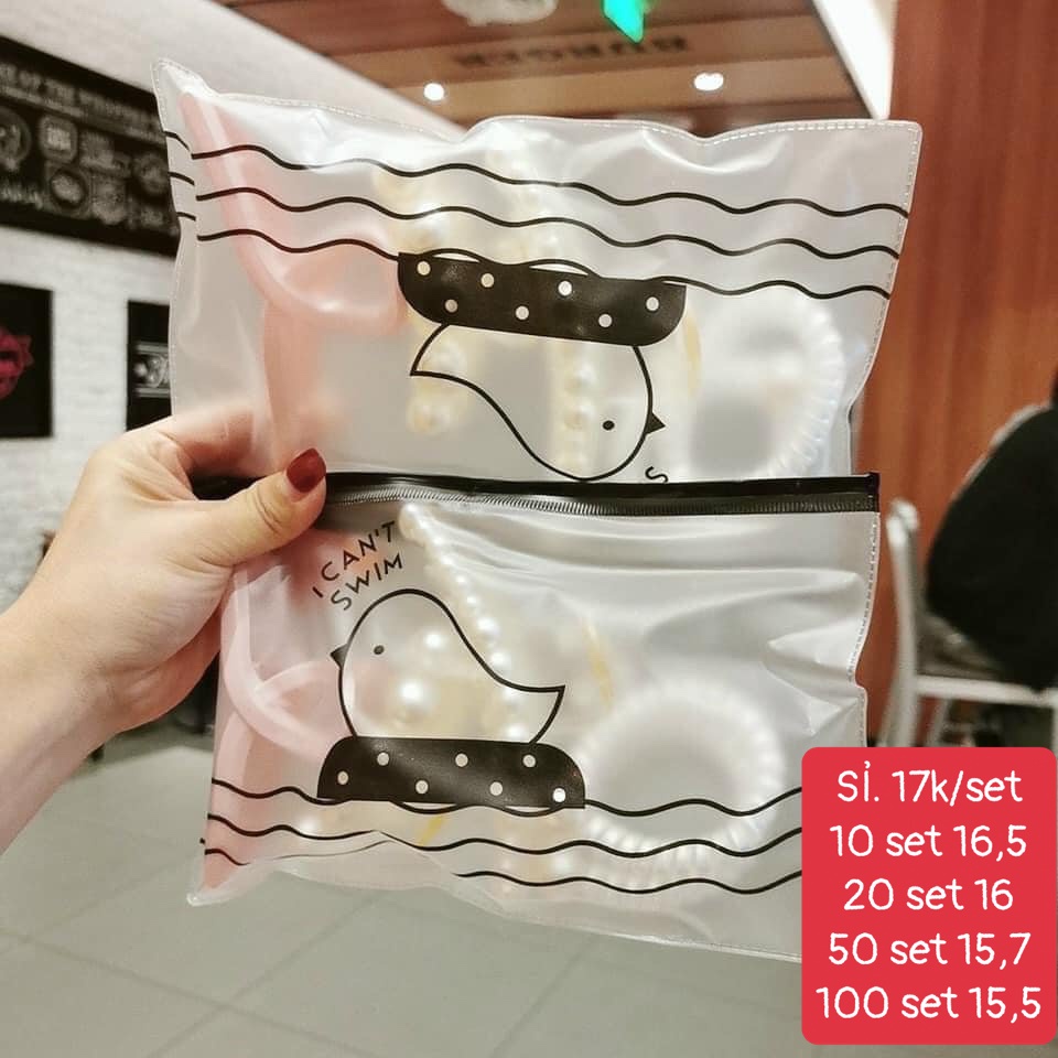 Set 5 món kẹp và buộc tóc (set)