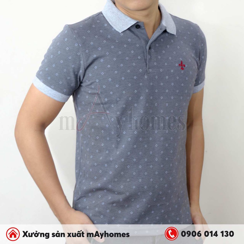 Áo thun polo cá sấu cao cấp giá rẻ, vải thấm hút mồ hôi tốt, cổ bẻ ngắn tay mã AT107 | BigBuy360 - bigbuy360.vn