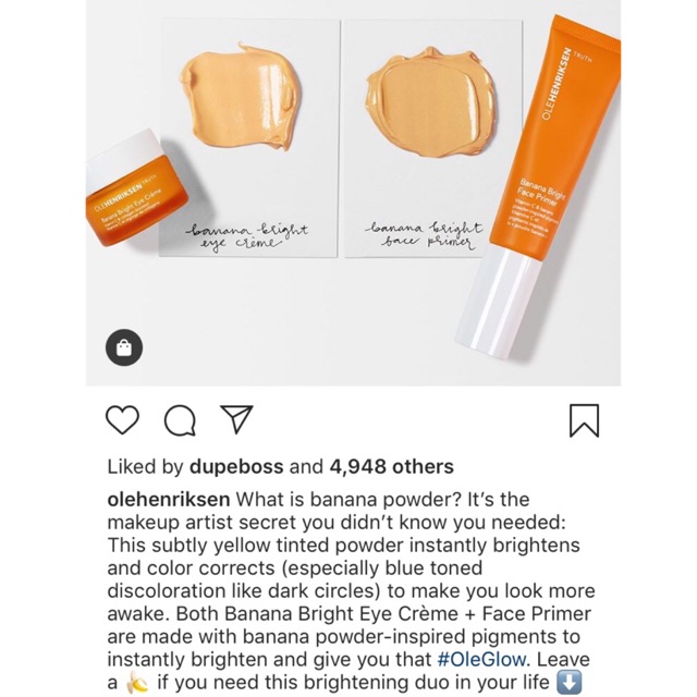 Kem lót OleHenriksen Banana Bright Face Primer