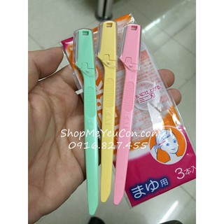 Set 3 dao cạo lông mày Kai Nhật