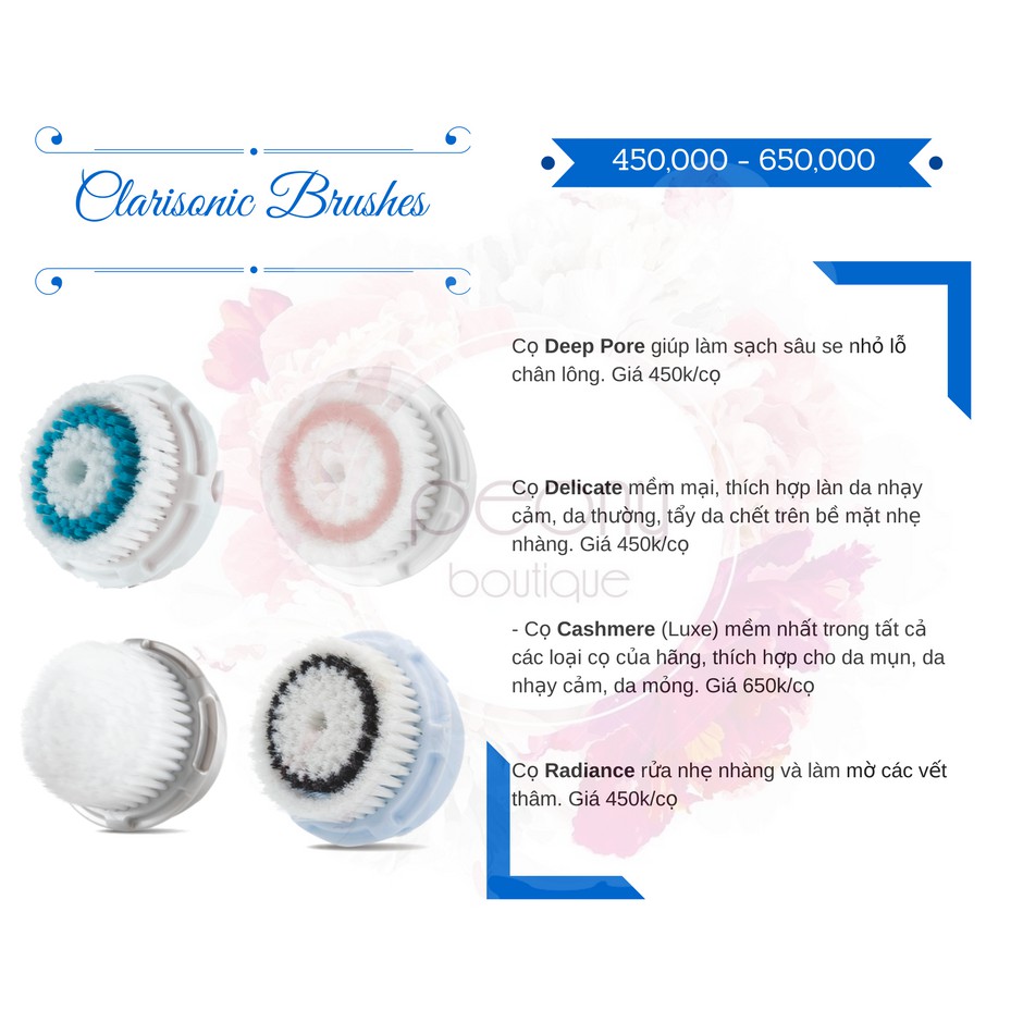 Cọ máy rửa mặt Clarisonic MIA