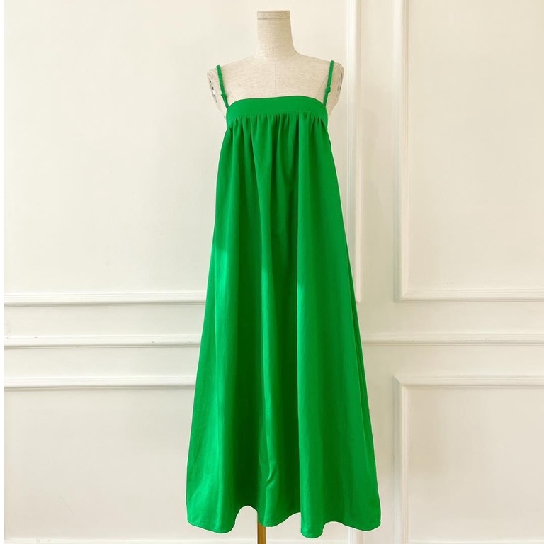 Đầm babydoll 2 dây kết bím xinh xắn màu sắc nổi bật