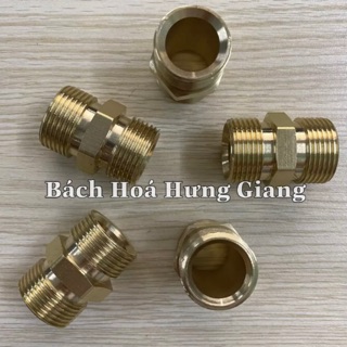 Đầu Nối Dây Ống Nước Máy Rửa Xe Ren 22mm  đầu ren