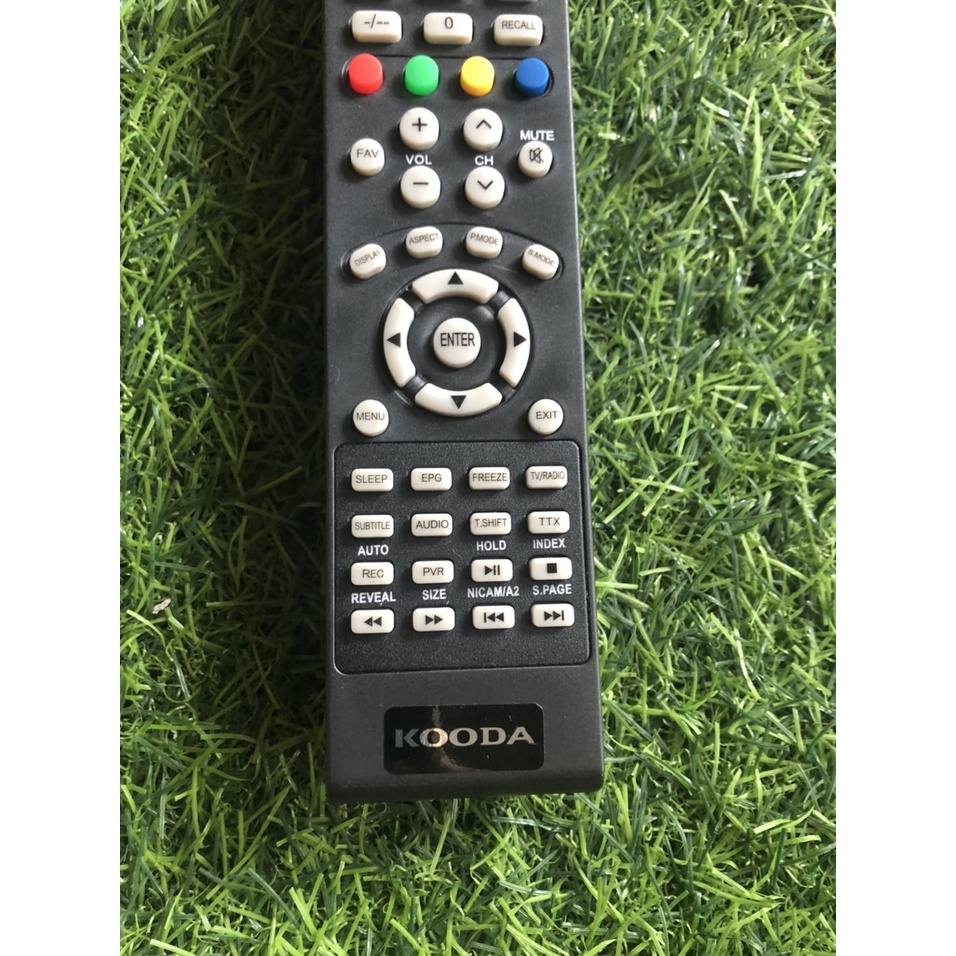Điều khiển tivi Kooda chính hãng model Remote HD-03C loại zin theo máy - tặng kèm pin