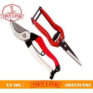 Bộ 2 kéo tỉa cành RedWhitetree + Kéo tỉa cành hoa lá TL36 tiện lợi