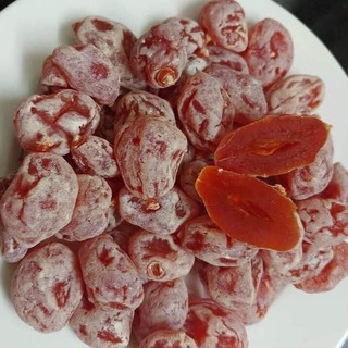 500gr xí muội đào hồng bao tử chua ngọt