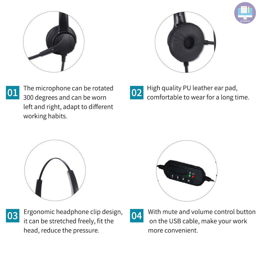 Gm Tai Nghe Chụp Tai Một Mặt Cổng Usb Có Thể Điều Chỉnh Âm Lượng Cho Pc Laptop | BigBuy360 - bigbuy360.vn