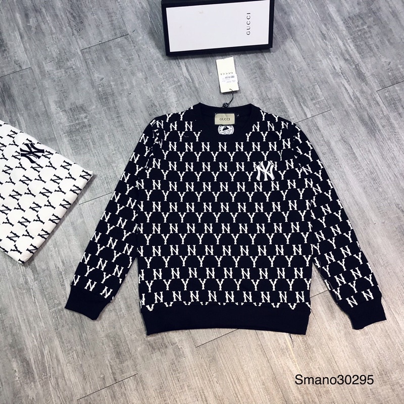 Áo nỉ thêu logo in vân dài tay, áo đôi nam nữ