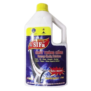 Thông tắc cống, thông tắc ống thoát nước, chống hôi siêu mạnh 5 phút sifa 300g/700g/1400g