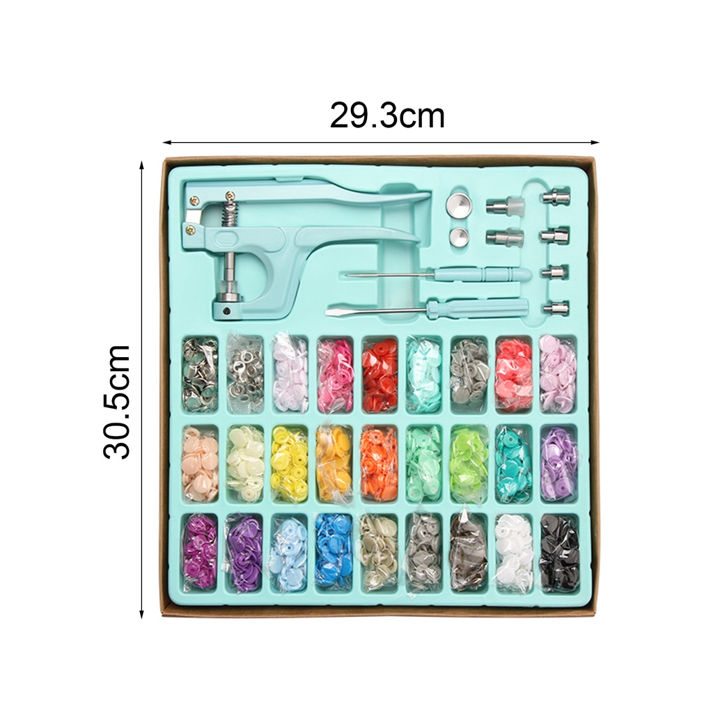 Set kìm đóng nút bấm hình trái tim bằng nhôm đa năng DIY
