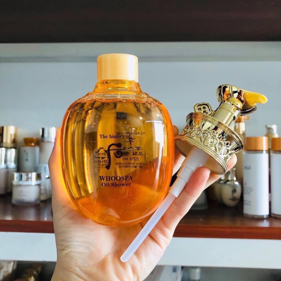 Sữa tắm đông y hoàng cung Whoo Spa Oil Shower 220ml đem lại làn da sáng bóng và hương thơm quyến rũ_𝗘𝗯𝗶𝘀𝘂 𝗰𝗼𝘀𝗺𝗲𝘁𝗶𝗰𝘀