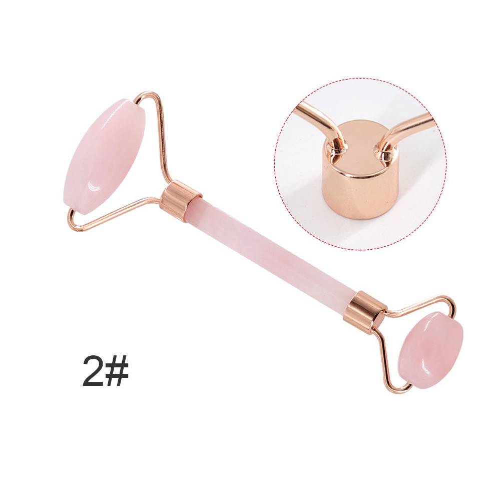 Cây lăn massage mặt màu hồng tự nhiên