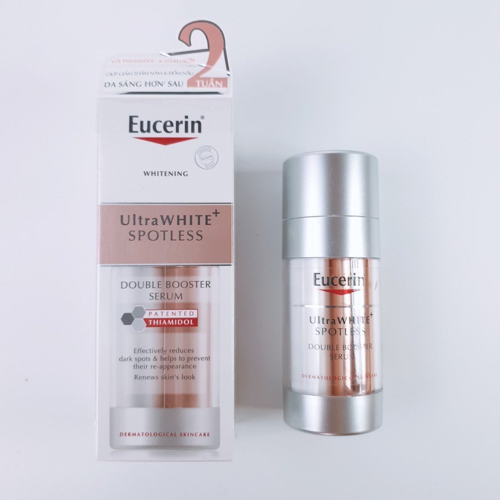 Serum Giảm Thâm Nám Eucerin UltraWHITE+ Spotless Double Booster Serum 30ml 2in1 -Tinh Chất Dưỡng Trắng Da