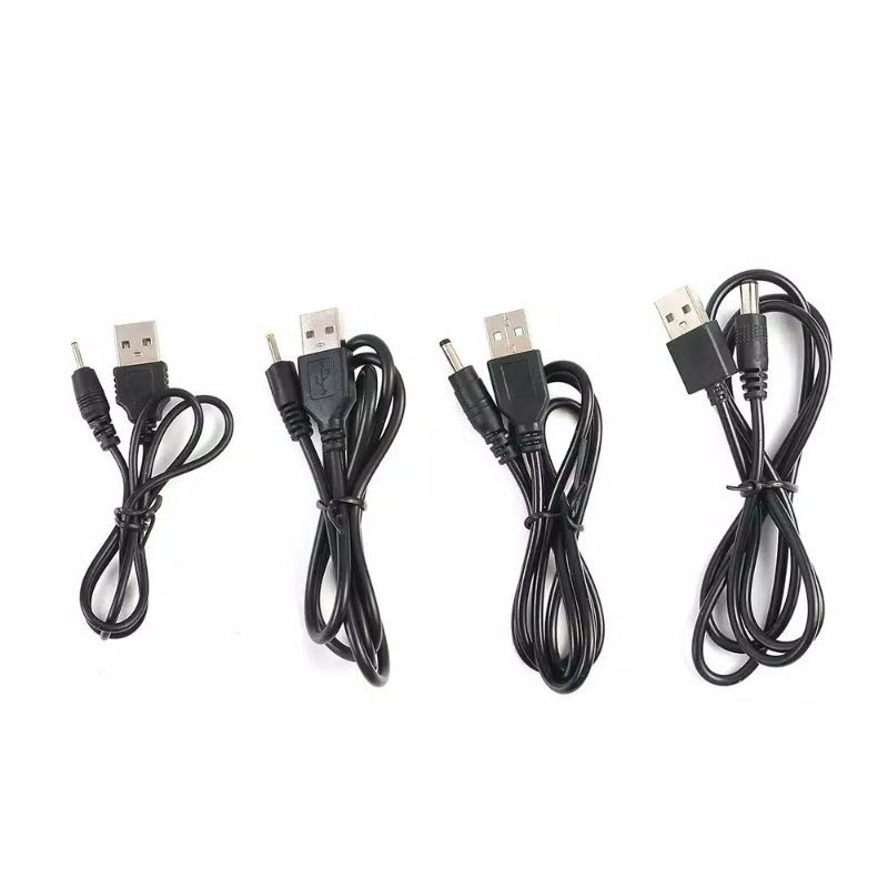 Dây Cáp Chuyển Đổi Nguồn Điện 5v Usb 5v Sang Đầu Cắm Tròn 2.0 2.5 3.5 mm