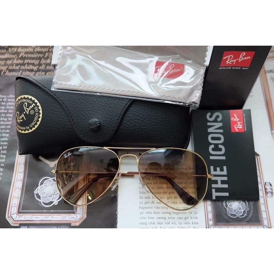 Kính mát nam nữ Rayban AVIATOR Model RB3025 001/51 - Sẵn đủ size 58/62mm couple - unisex