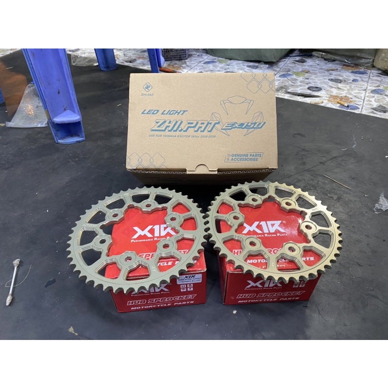 Dĩa nhôm 7075 siêu cứng ex135 / ex 150/ raider/satria/winner,...