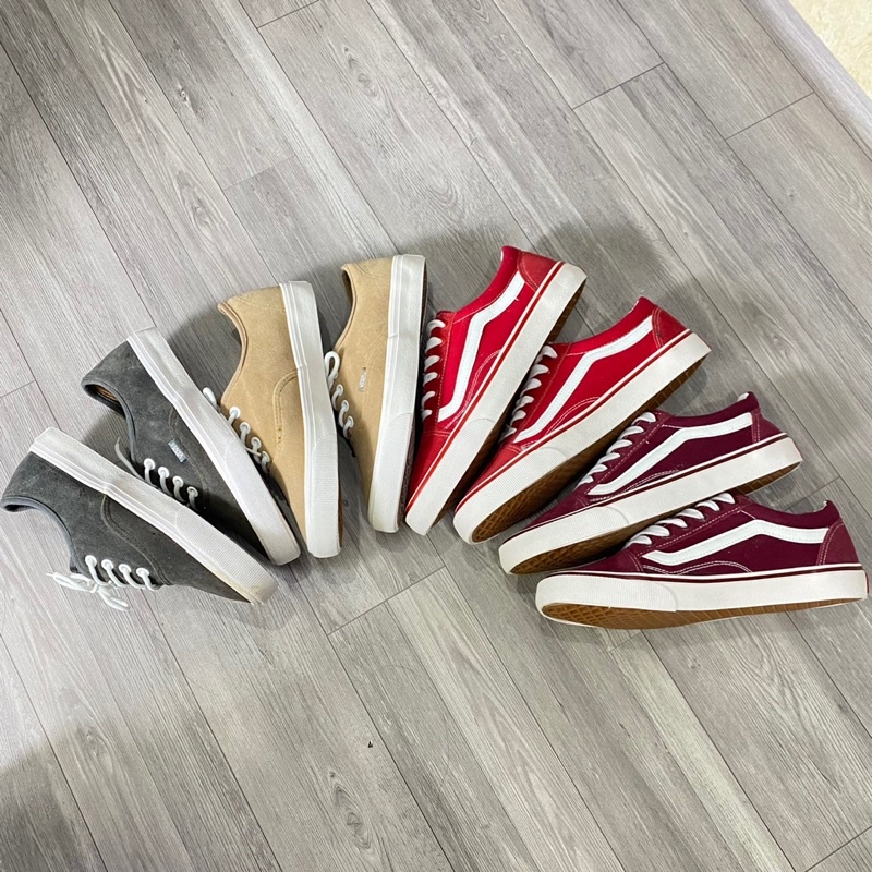 Giày thể thao nam nữ 𝐕𝐀𝐍𝐒  OLD SKOOL mũi giày da nỉ, nam nữ 36-45
