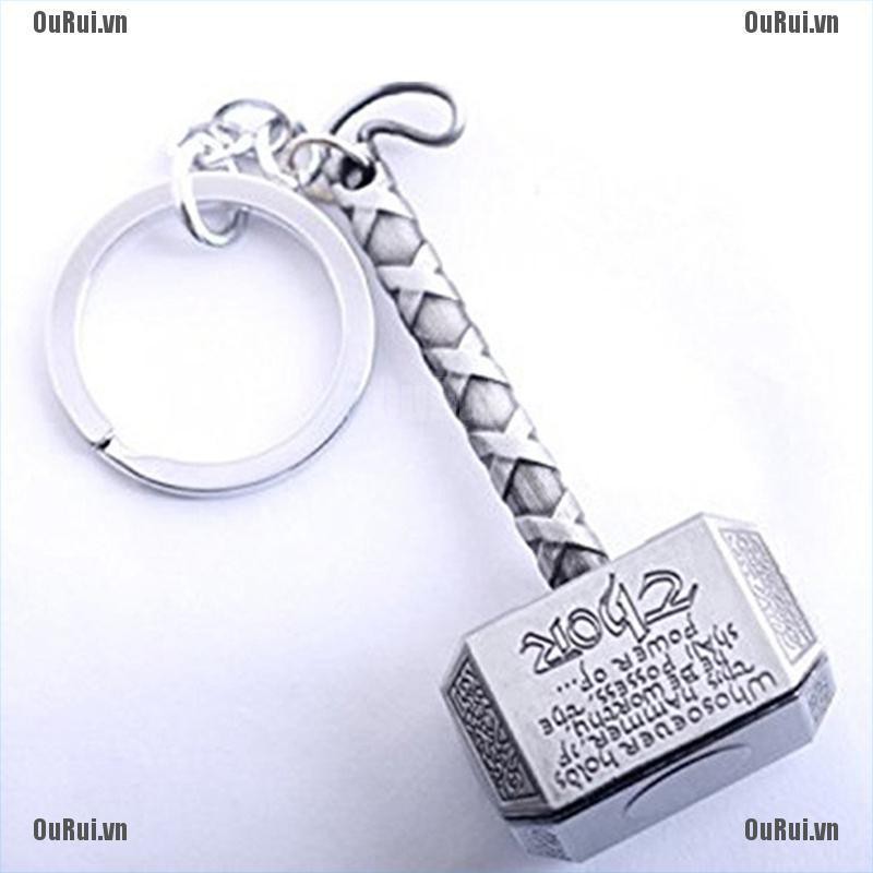 (FCC) Móc Khóa Hình Búa Kim Loại Đặc Biệt