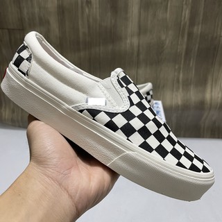 Giày vans caro vault slip on checkerboard - giày lười nam nữ đẹp cao cấp