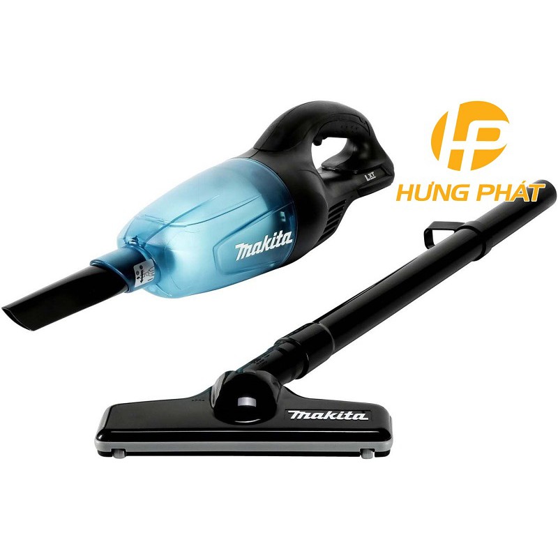 Máy hút bụi dùng pin Makita DCL180 (thân máy chưa gồm pin, sạc) (3 màu: Xanh, Trắng và Đen được giao ngẫu nhiên)