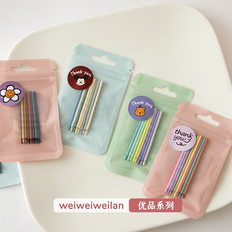 [Bộ 8] Kẹp Tóc Nhiều Màu Phụ Kiện Thời Trang Cho Nữ AB028