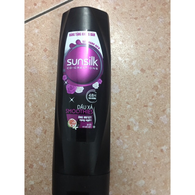 Sỉ combo 5 chai dầu xả sunsilk SMOOTHIES tinh bưởi và bồ kết (142 ml)