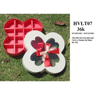 Hộp socola valentine hoa HVLT07