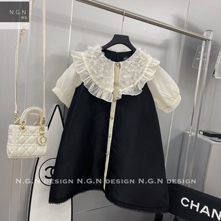 Váy xuông tacta cổ bèo (sale)