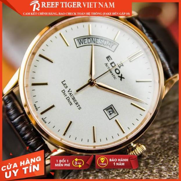 REEFTIGERVIETNAM Đồng hồ nam EDOX DAY DATE 83007-37R-AIR thumbnail